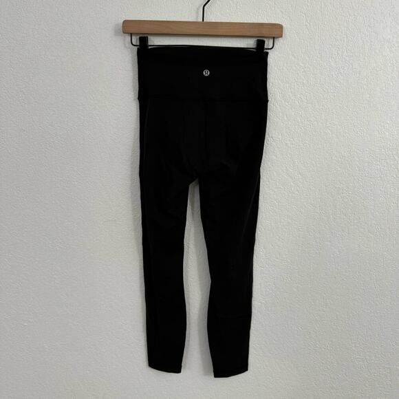 Lululemon Wunder Under Hi-Rise Full-On Luon 25" 7/8 Tight Leggings Black 4 - Picture 8 of 11